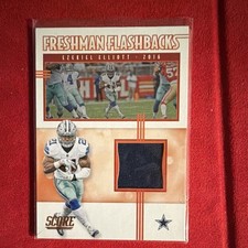 Panini Score Freshman Flashbacks Ezekiel Elliott FF-EE Cowboys NFL Memorabilia