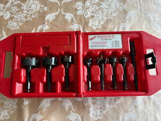 heavyduty milwaukeecontractors bit set 49 22 0130 hardly used in good condition