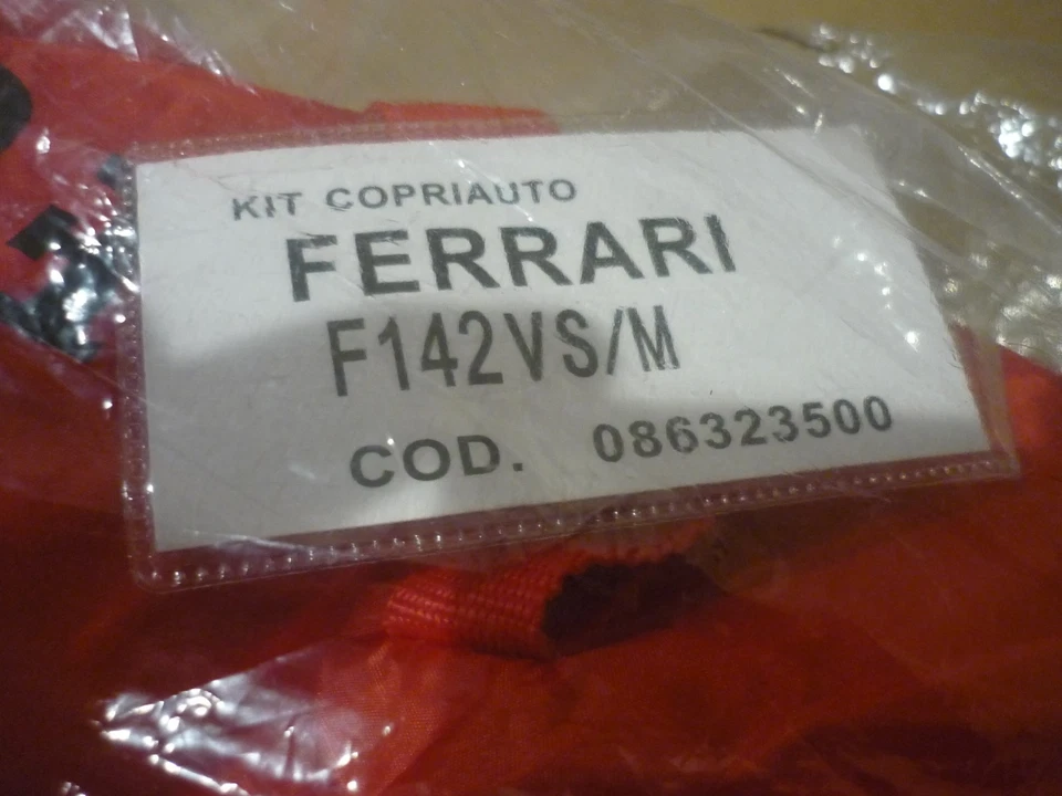 Ferrari 458,488,F8 - Cubierta interior del coche y bolsa completa -P/N 86323500 Foto 4 de 4