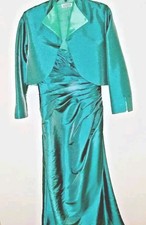 Mother of the Bride/Groom Iridescent Taffeta Polyester Gown with Jacket 40.00