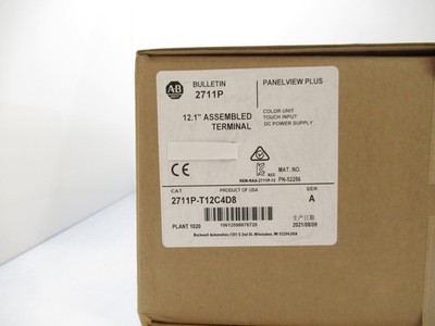 New Allen Bradley 2711P-T12C4D8K Touch Panel Glass