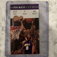 Kobe Bryant 2003-04 Fleer Authentix Ticket Studs 6 Of 15 TS Lakers HOF