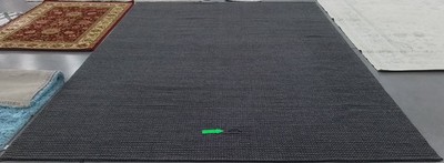 GREY BLACK 10'-0'' x 14'-0'' Broken Thread Rug Reduced Price 1172785914 NAT801D-10