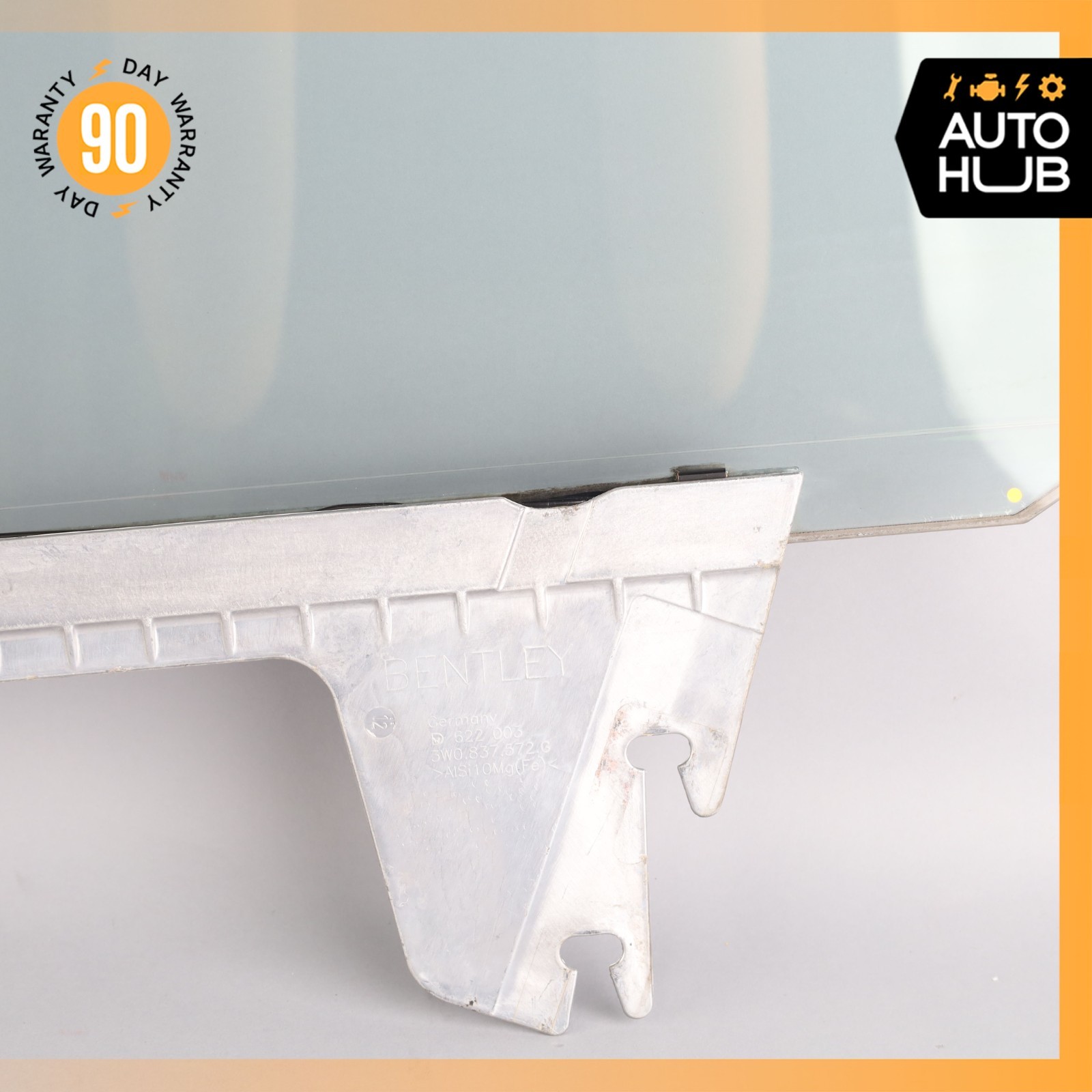 12-17 Bentley Continental GT Coupe Front Right Door Window Glass OEM