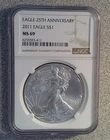 2011 American Silver Eagle NGC MS69 (411)