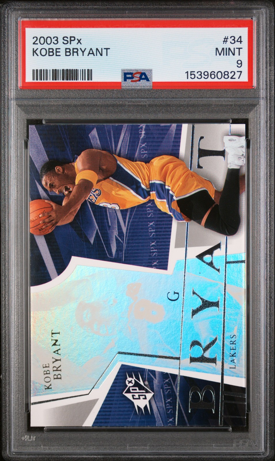 2003 SPX #34 KOBE BRYANT PSA 9