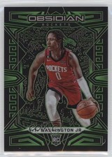 2022-23 Panini Obsidian Electric Etch Green 9/25 TyTy Washington Jr #174 4f5
