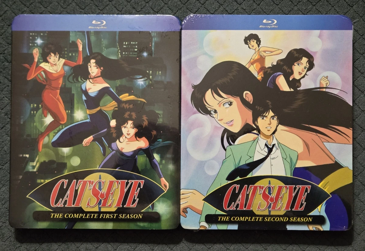 Cat's Eye complete Season 1 + 2 Bluray Anime Series w/ Slipcover ***BRAND NEW***