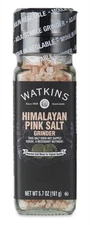 Watkins Himalayan Pink Salt Grinder 5.7 Ounce Gourmet Kosher Gluten Free