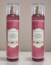 2 X Bath Body Works PINK MATCHA LATTE Fine Fragrance Mist 8 fl oz 2026