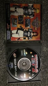 Virtua Cop 2, Sega Saturn (1996) PAL, Jewel CD case and Instructions.