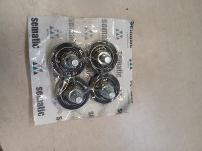 4x Landing door lock roller D.44mm (external) with ball bearing