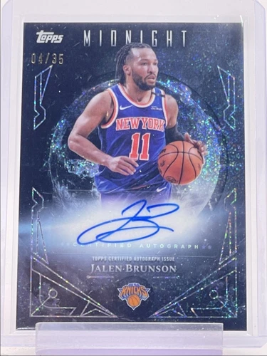 JALEN BRUNSON 2025-26 TOPPS MIDNIGHT SUN WINTER SOLSTICE AUTO /35 Q1300