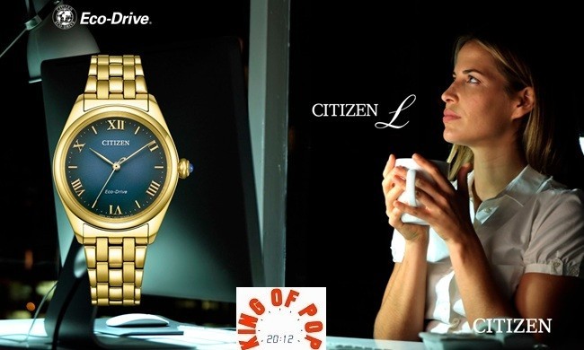 CITIZEN EM1142-84L Lady Eco Drive Sapphire ,*FREE SHIPPING*
