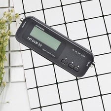 Durable Digital Satellite TV Receiver with USB Upgrade and LCD Backlight Black