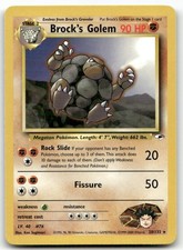 Brock's Golem #20/132 (Unlimited) (LP) Gym Heroes G1 Pokemon on eBay