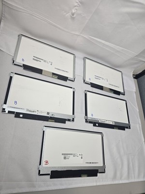 Lot of 5 Generic 11.6'' LCD Display Panels 30-Pin eDP HD Screen Replacement