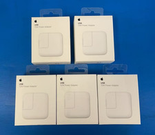 LOT OF 5 Original Genuine Apple 12W USB Power Adapter Wall Charger For Apple NEW