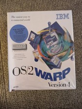 IBM OS/2 Warp Version 4 Sealed Big Box Software