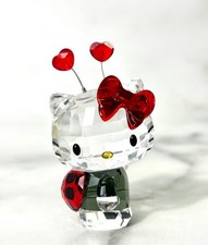 Swarovski Hello Kitty 2013 Limited Edition Ladybug Motif Crystal Figurine Rare