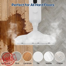 NEWBULIG Steam Mop Hardwood Tile Carpet Floor Cleaner 2 Pads