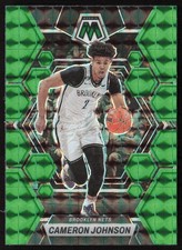 2022-23 Panini Mosaic Green Cameron Johnson #14 Brooklyn Nets