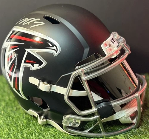 Michael Vick Autographed Atlanta Falcons Speed Full Size Replica Helmet JSA