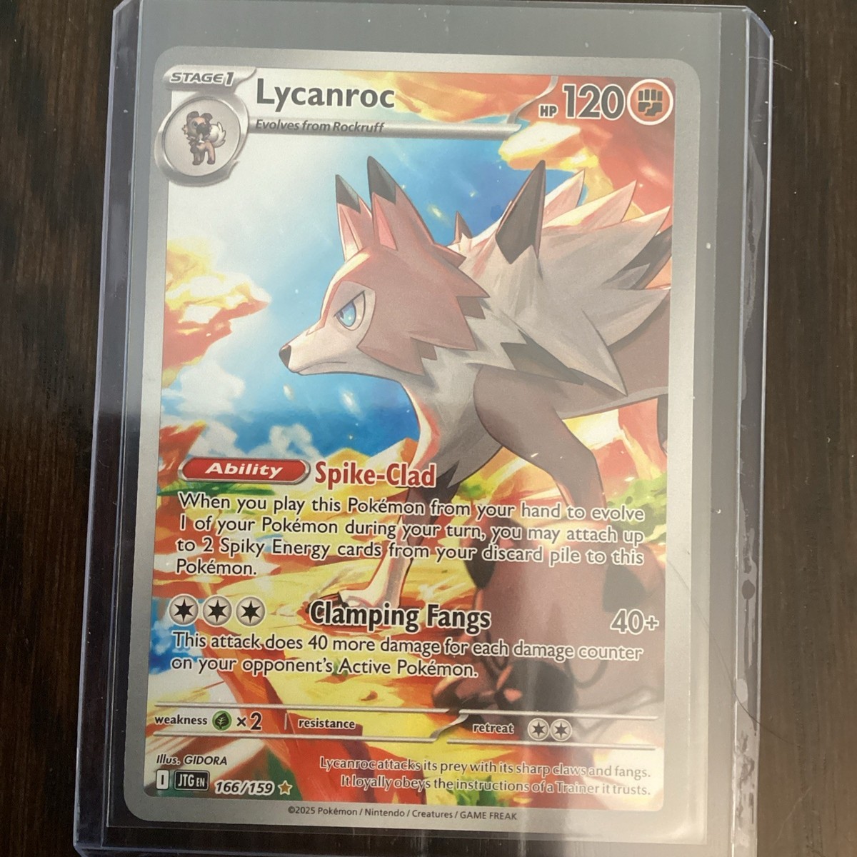 Lycanroc 166/159 Sv9: Journey Together illustration Rare ENGLISH