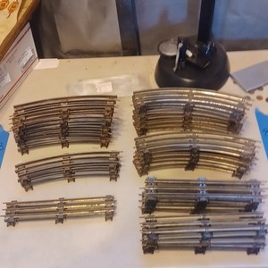 Lionel O Gauge 3-Rail Track Curve MPN 1021 AC Analog Steel 1:48
