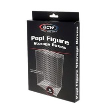 Pack of 6 BCW Funko Pop! Figurine Clear Plastic Archival Storage Boxes