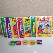Fisher Price Power Touch Learning System Lot Of 7 Books  5 Cartridges