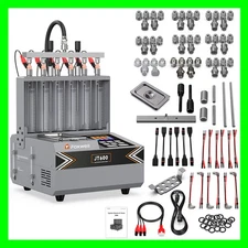 6 Cylinder GDI Ultrasonic Fuel Injector Cleaner Tester Nozzle Cleaning Machine