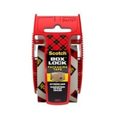 Scotch Box Lock Packaging Tape 195, 1.88 in x 22.2 yd 48 mm x 20.3 m