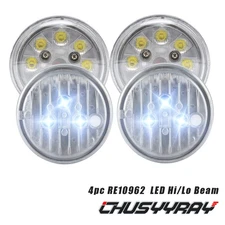 RE19081 RE19082 Round LED Conversion Headlight Bulb Hi/Low Sealed Beam Head Lamp
