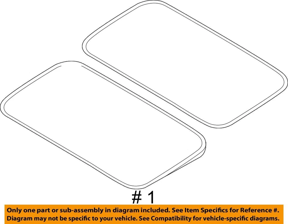 (LOCAL PICKUP ONLY) Roof Glass Only Fits 10-18 MAZDA 3 2978191 - Изображение 4 из 4