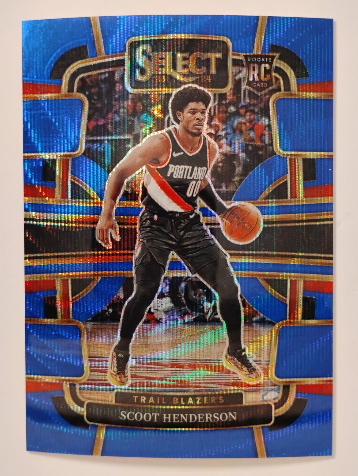 2023-24 Select Scoot Henderson Blue Wave Prizms RC Concourse /75