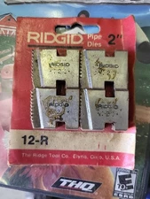 NEW Ridgid 2" Pipe Dies For 12-R Manual Threader