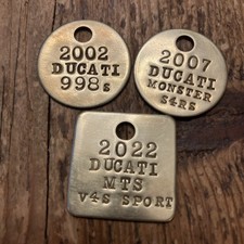 3 Ducati Motorcycle Key Fobs 2002 2007 2022 Plus 3 Keyrings