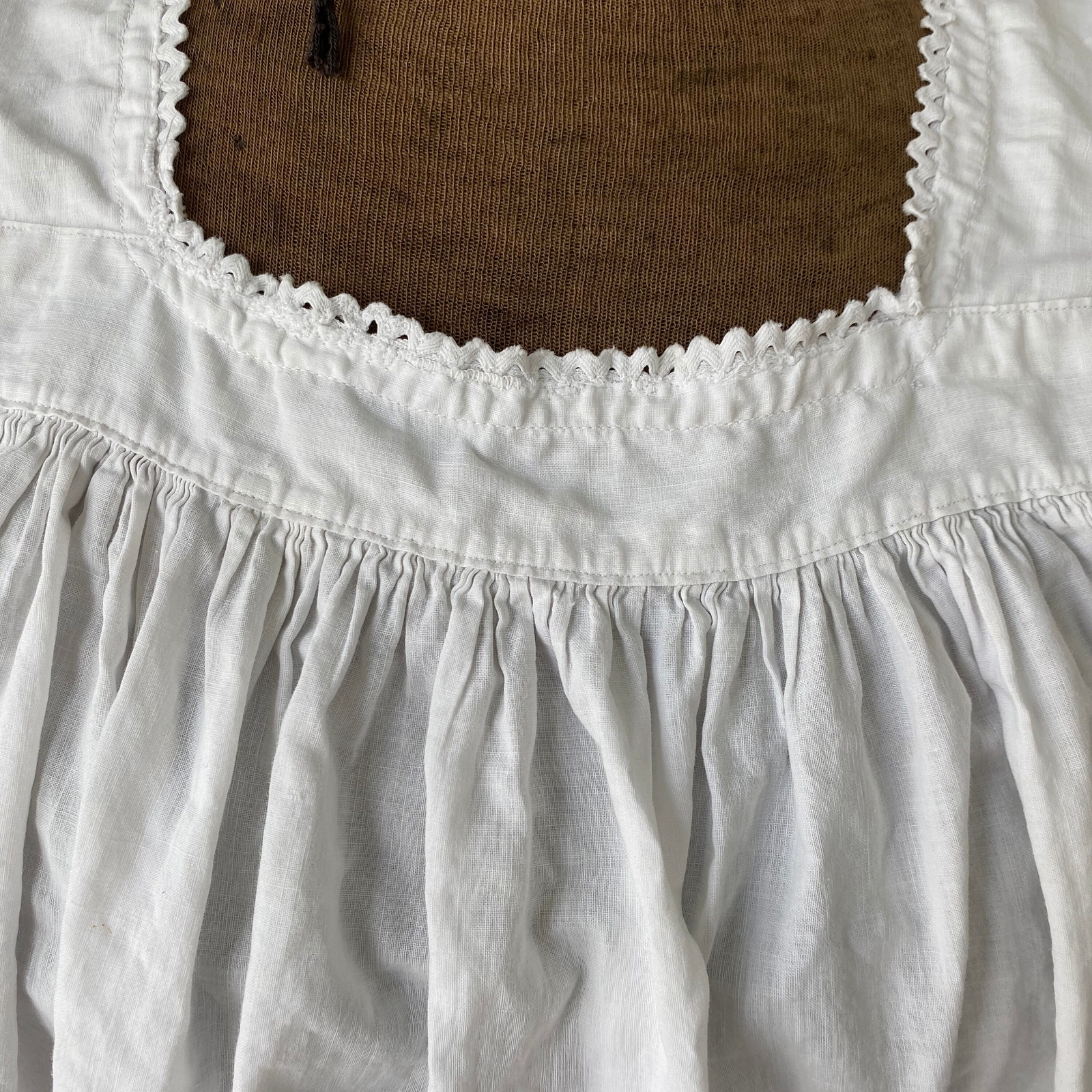 French CHOIR shirt Vintage White Blouse with lace… - image 6