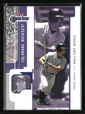 Todd Helton 2001 Fleer Game Time #39 Baseball Card