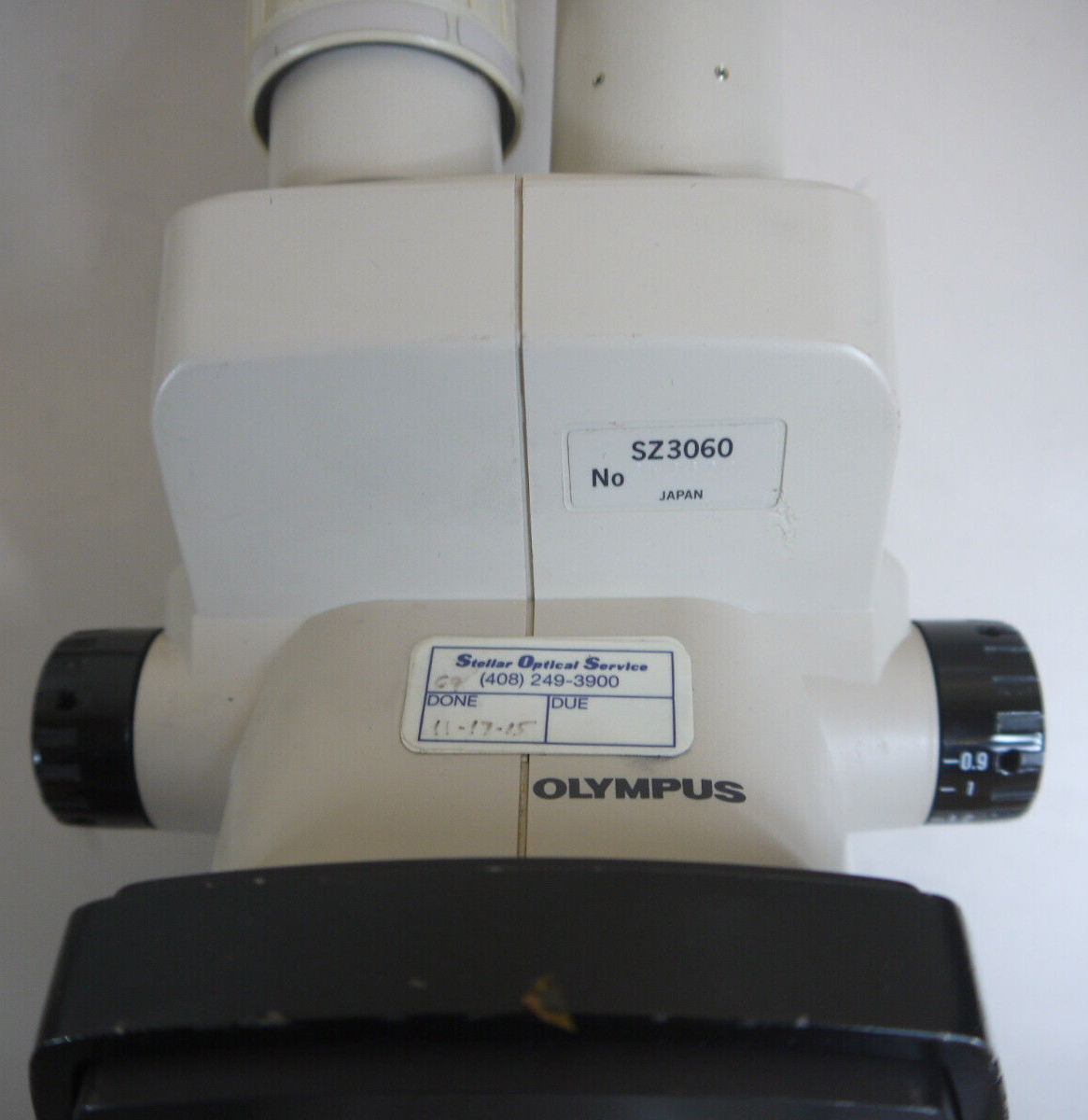 OLYMPUS SZ3060 / SZ30 STEREO ZOOM MICROSCOPE GSWH10X/22 EYEPIECES eBay