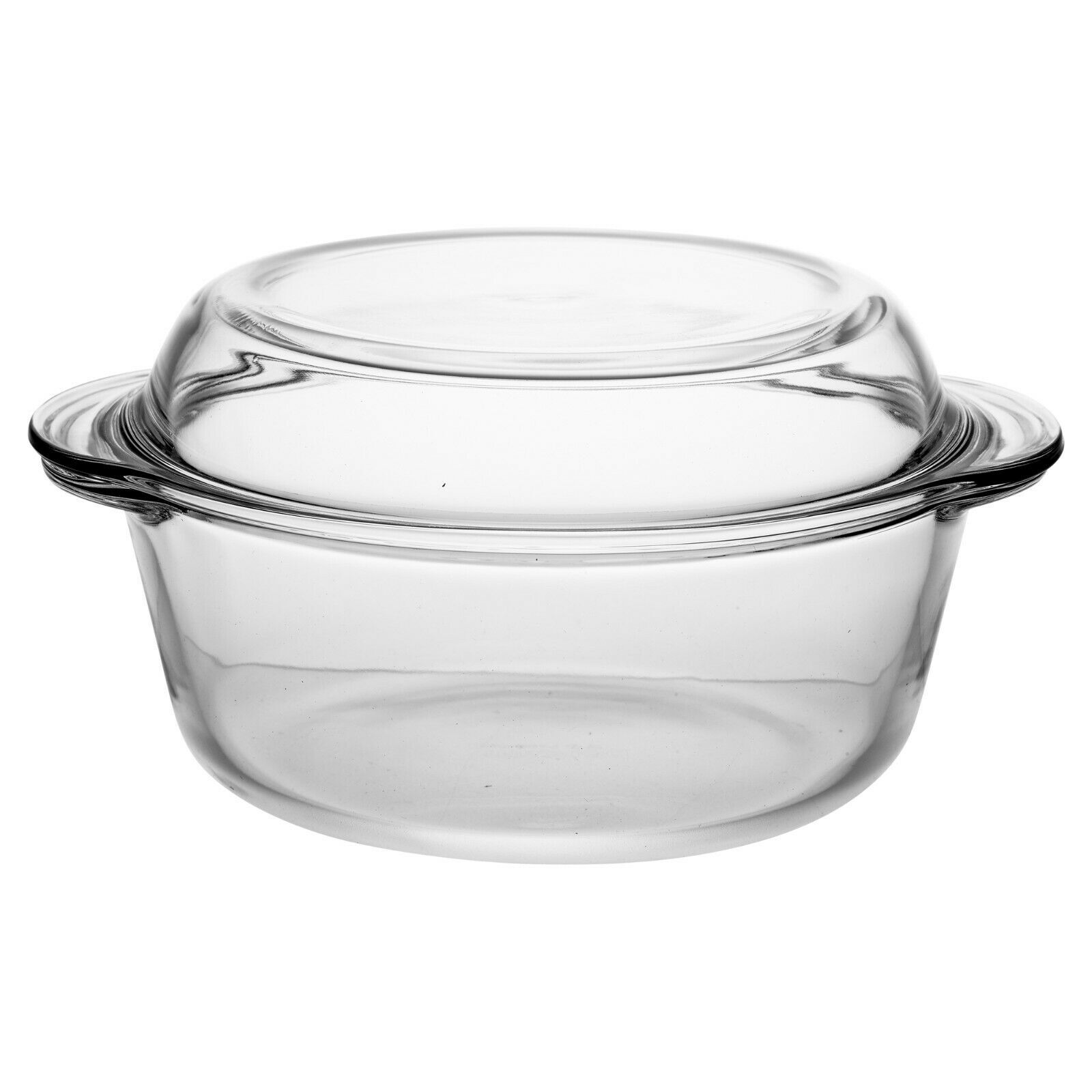 Juego De 2 Cacerolas De Cocina De Vidrio Borcam Para Horno Y Microondas. Aptas Para Nevera Y Congelador En Oferta Cazuela Redonda De Vidrio Borcam De 1,5 Litros Tapa De Plato Utensilios Para Hornear Seguros Para Microondas