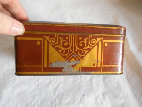 Vintage Tin Box French 1930s Art Deco B&A Parboma - 第 2/6 張圖片