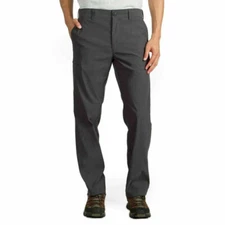 UB((UNIONBAY))TECH Men’s Flex,Comfort Waist Chino Pant- Charcoal Size 32x30