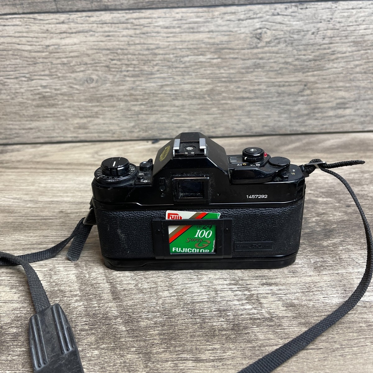 Canon A-1 Black Auto Focus Point & Shoot Compact SLR Film Camera