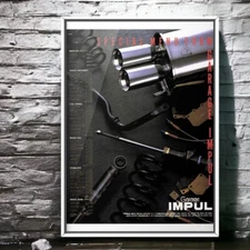 Vintage Ad IMPUL × , Parts interior Garage IMPUL Parts dash headlights OEM