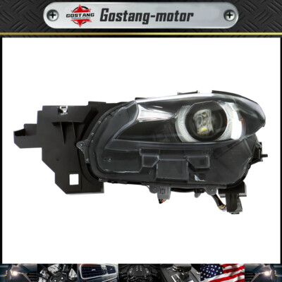 Left Driver Side For Mazda CX-9 2016-2023 Adaptive LED Headlight Black w/AFS