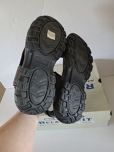 Skechers Mens SZ 11 Garver Louden Brown Outdoor Sandals Adjustable Relaxed Fit - Picture 8 of 10