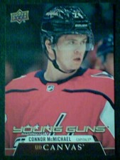 CONNOR McMICHAEL  20/21 AUTHENTIC UDS1 CANVAS YOUNG GUNS CARD  SP