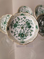 Meissen 1 Anbietschale indisch grün reich 1.Wahl Schälchen Ø 8,0 cm Top